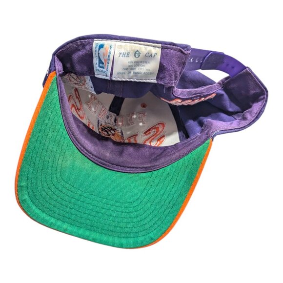 VTG 90s Phoenix Suns NBA Hat Snapback The G Cap Purple - Picture 4 of 7